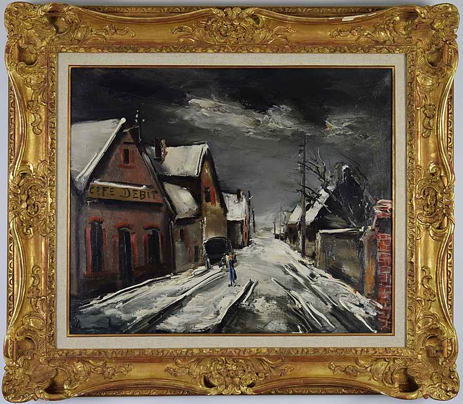 Rue de Village Sous la Neige - Maurice de Vlaminck (1876 - 1958)
