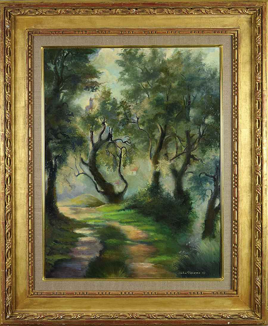 Pathway Near Menton - Felix  Pissarro II