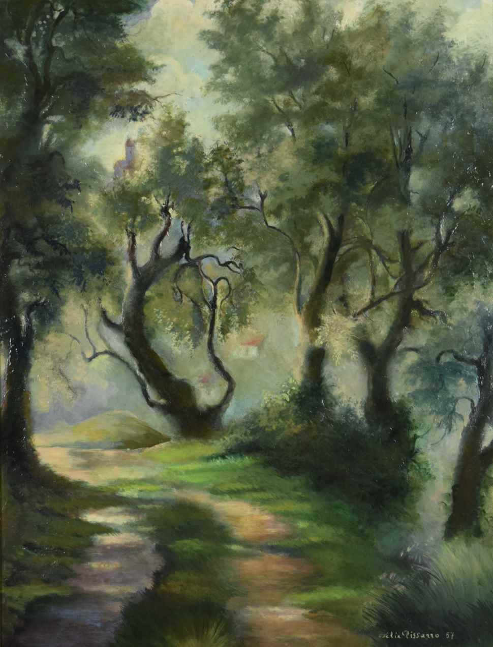 Pathway Near Menton - Felix  Pissarro II