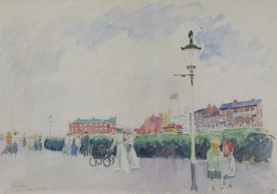 Ludovic-Rodo Pissarro - The Promenade, Margate