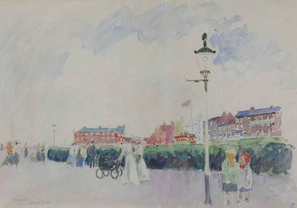 The Promenade, Margate - Ludovic-Rodo Pissarro (1878 - 1952)