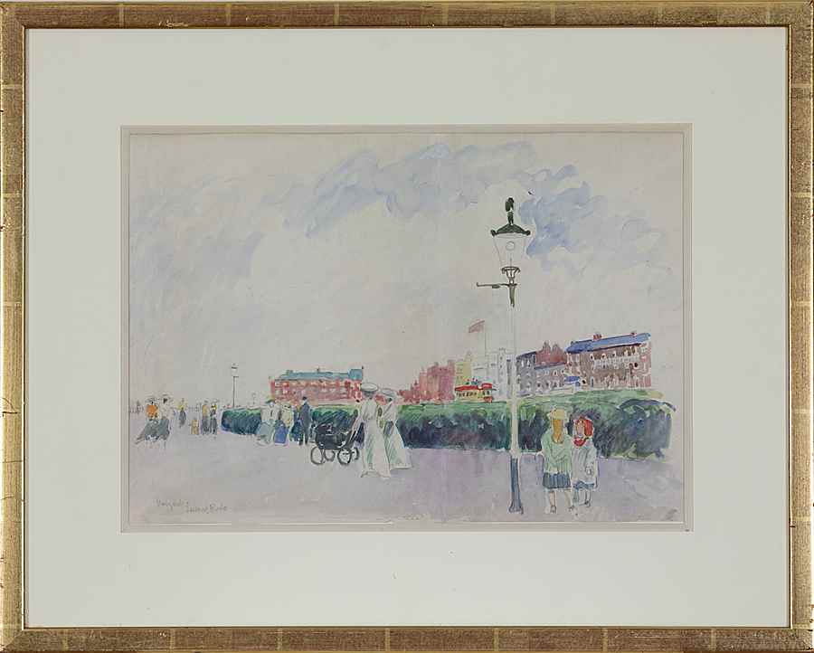 The Promenade, Margate - Ludovic-Rodo Pissarro (1878 - 1952)