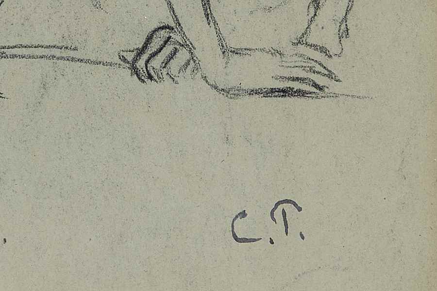 Deux Femmes - Camille Pissarro (1830 - 1903)