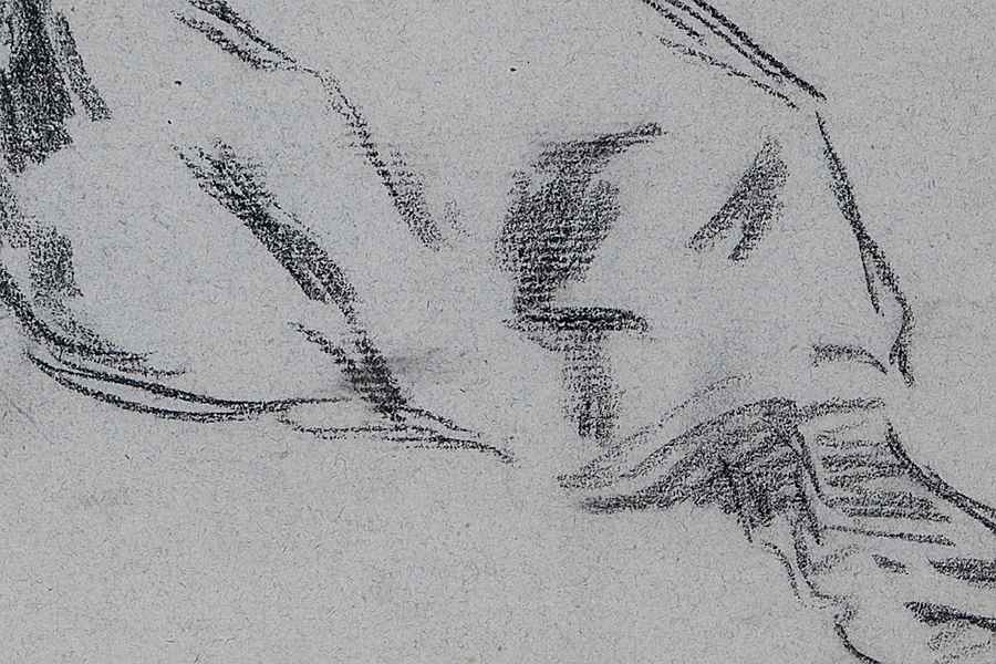 Femme au fichu, allongée - Camille Pissarro (1830 - 1903)