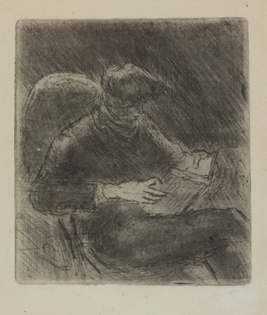 Camille Pissarro - Jeune Homme Lisant (Georges Pissarro)