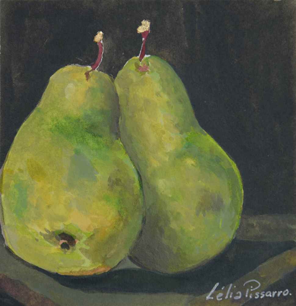 Poire David et Lélia - Lélia Pissarro, Figurative (b. 1963 - )