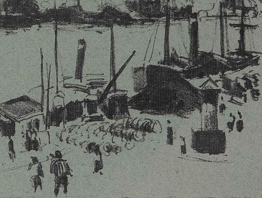 Quai Boïeldieu, à Rouen - Camille Pissarro (1830 - 1903)