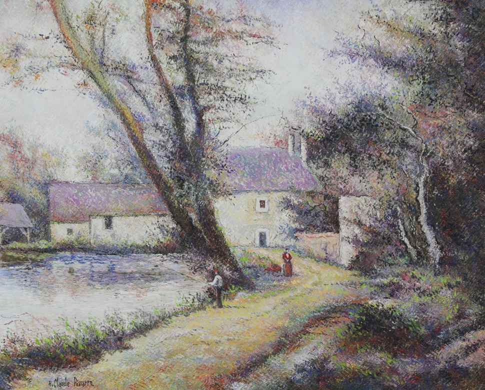 L'Orme du Moulin - H. Claude Pissarro (b. 1935 - )