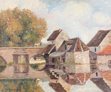 Georges Manzana Pissarro - Petit Lavoir du Pont Pierre, Morêt-sur-Loing