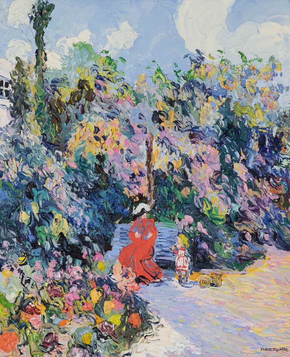 La Petite Rachel et sa Mère au Jardin - Corinne and Claude Pissarro