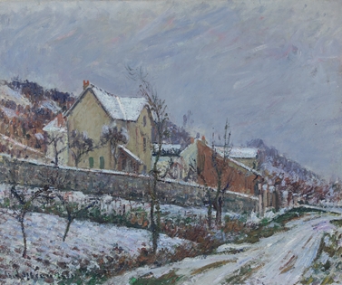 Gustave Loiseau - Paysage de neige