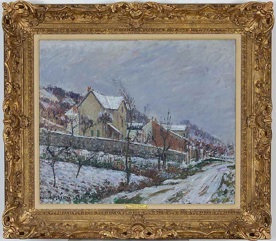 Paysage de neige - Gustave Loiseau (1865 - 1935)