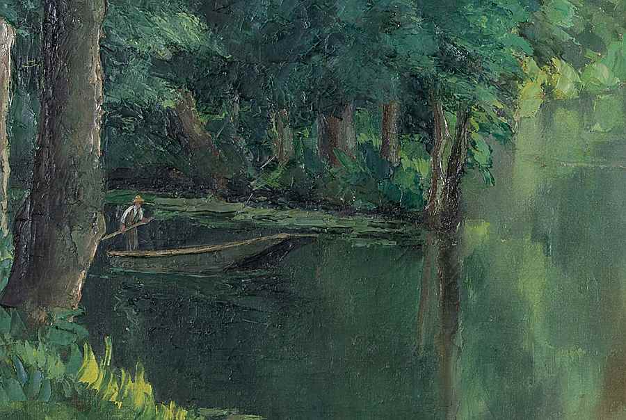 Barque sur l’Eure - Paulémile Pissarro (1884 - 1972)