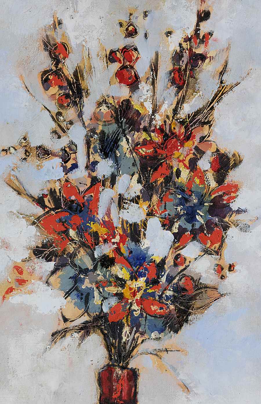 Bouquet  - Hugues Pissarro dit Pomié (b. 1935 - )