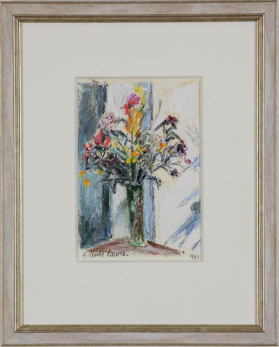 Fleurs - Hugues Pissarro dit Pomié (b. 1935 - )