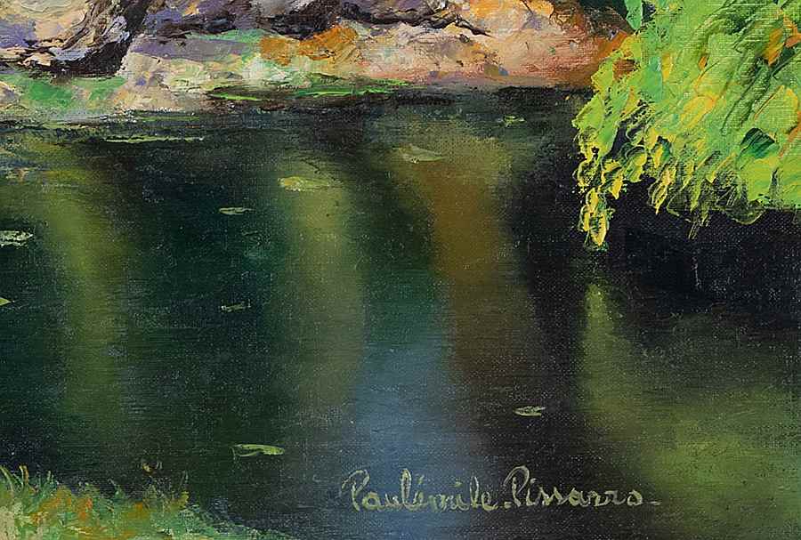 La Mare et les Vieux Saules - Paulémile Pissarro (1884 - 1972)