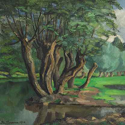 L'Arbre au Bord de l'Eau - Paulémile Pissarro (1884 - 1972)