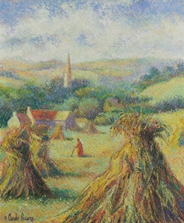 H. Claude Pissarro - Moisson à Saint-Omer