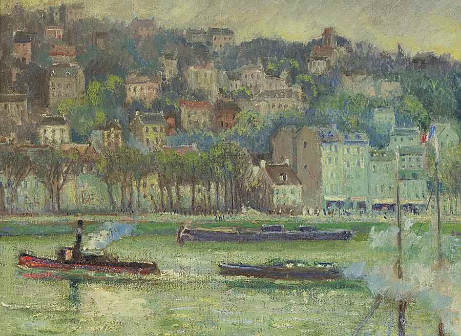 La Grue St Cloud - Georges Manzana Pissarro (1871 - 1961)