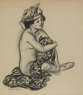 Georges Manzana Pissarro - Créole au turban