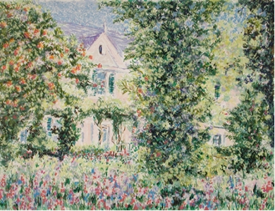 Lélia Pissarro, Figurative - Series - Monet's House<br />