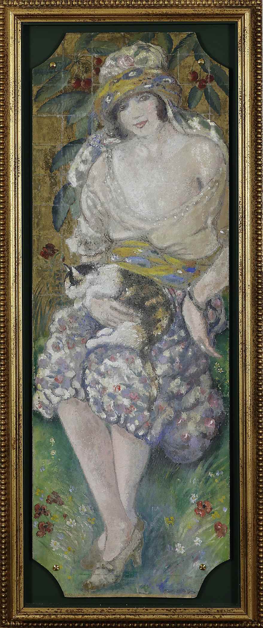 L'Orientale au Chat - Georges Manzana Pissarro (1871 - 1961)