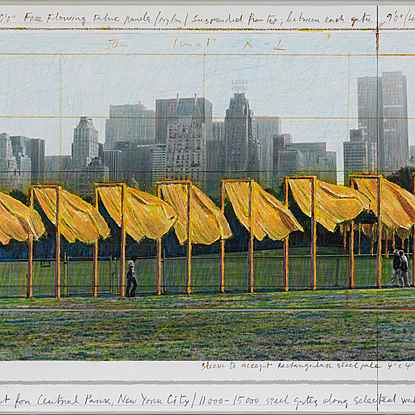 The Gates (Project for Central Park, New York City) - Christo (1935 - 2020)