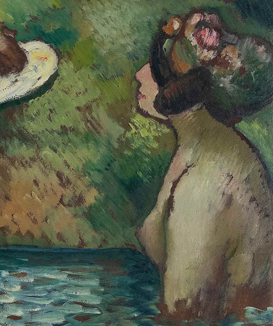 Baigneuses en Bord de Rivière - Georges Manzana Pissarro (1871 - 1961)