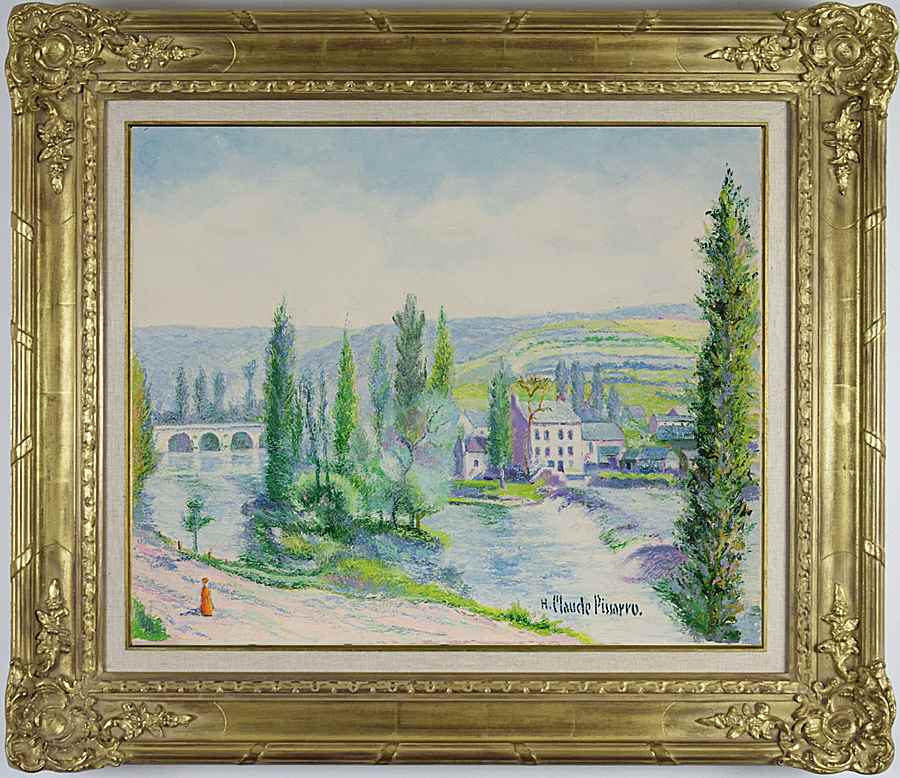 L'Orne au Pont de Vey - H. Claude Pissarro (b. 1935 - )