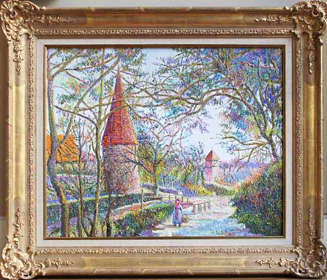 Les Tourelles (Le Vey-Clécy, Normandie) - H. Claude Pissarro (b. 1935 - )