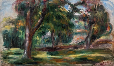Pierre-Auguste Renoir - Pré et arbres