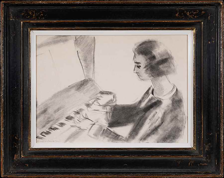 Woman at the Piano - Henri Matisse (Le Cateau-Cambrésis, France 1869 - Nice, France 1954)