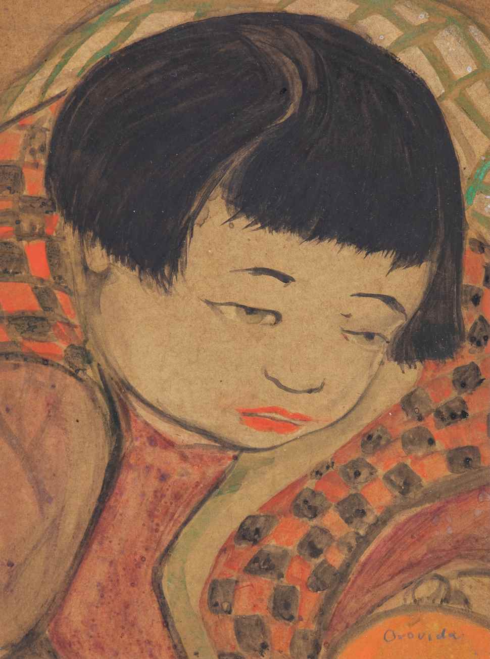 The Japanese Girl - Orovida Pissarro (1893 - 1968)