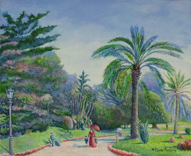 H. Claude Pissarro - L'Heure de la Promenade (Monte-Carlo)