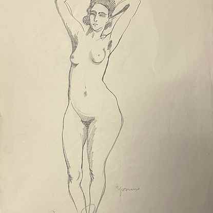 Yvonne debout - Paulémile Pissarro (1884 - 1972)