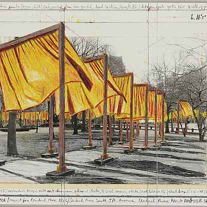 The Gates (Project for Central Park New York City)  - Christo (1935 - 2020)