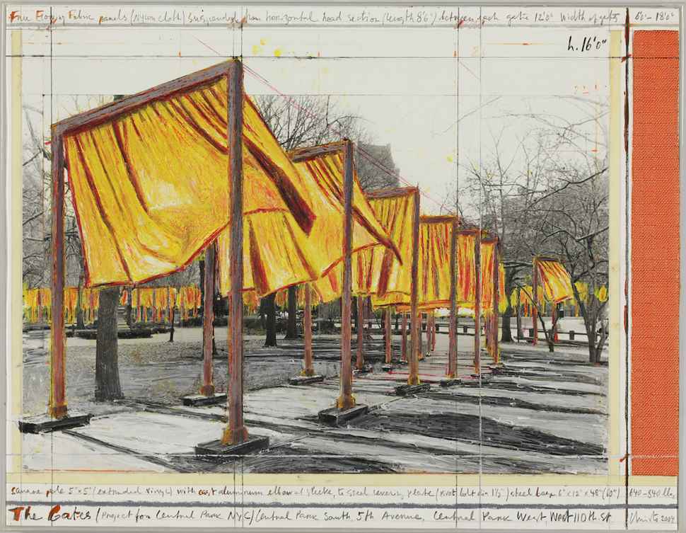 The Gates (Project for Central Park New York City)  - Christo (1935 - 2020)