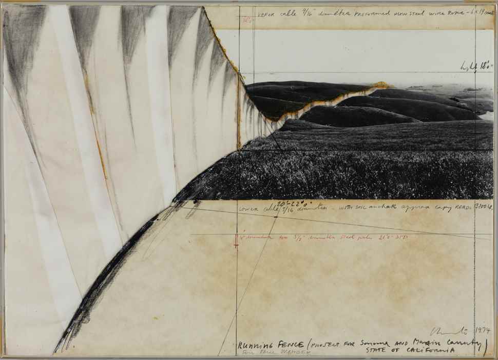 Running Fence (Project for Sonoma and Marin County State of California) - Christo (1935 - 2020)