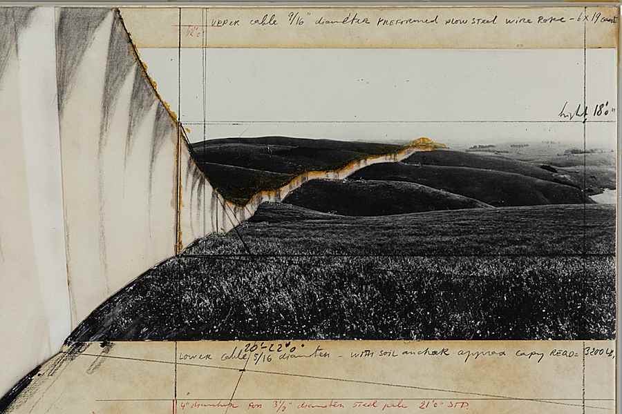 Running Fence (Project for Sonoma and Marin County State of California) - Christo (1935 - 2020)