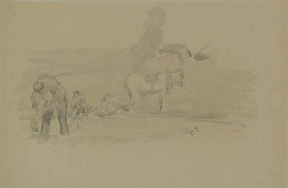 Le Labourage - Camille Pissarro (1830 - 1903)