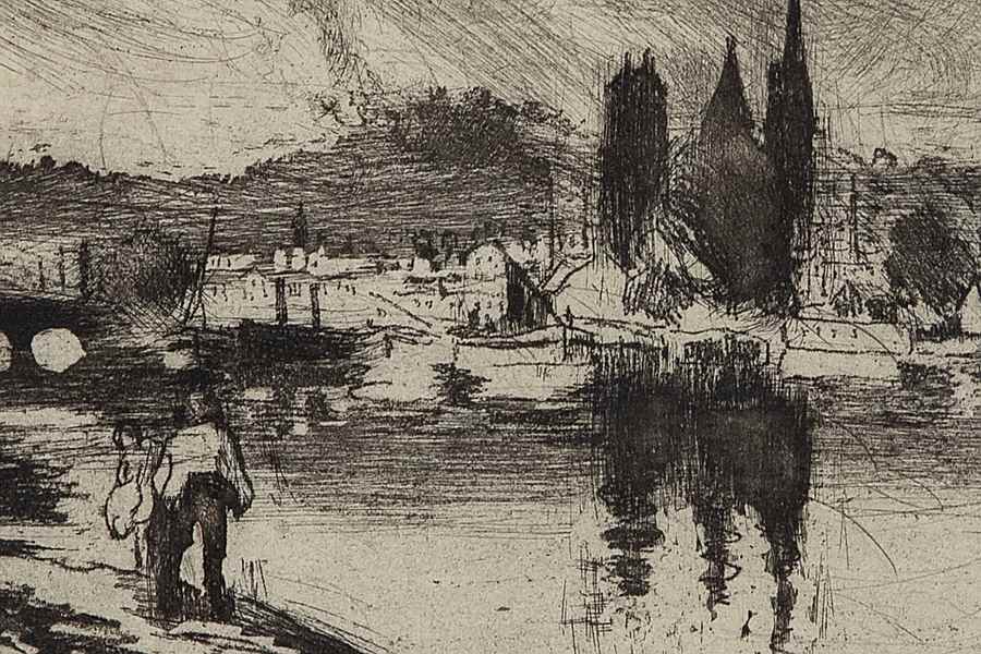 Vue de Rouen (Cours la Reine) - Camille Pissarro (1830 - 1903)