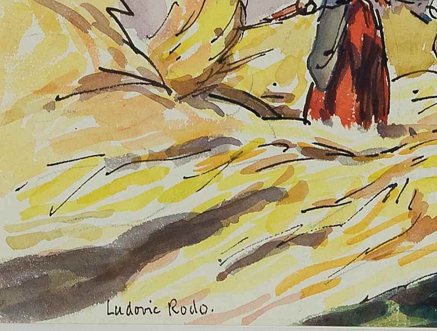 Moissonneurs à Blarimon - Ludovic-Rodo Pissarro (1878 - 1952)