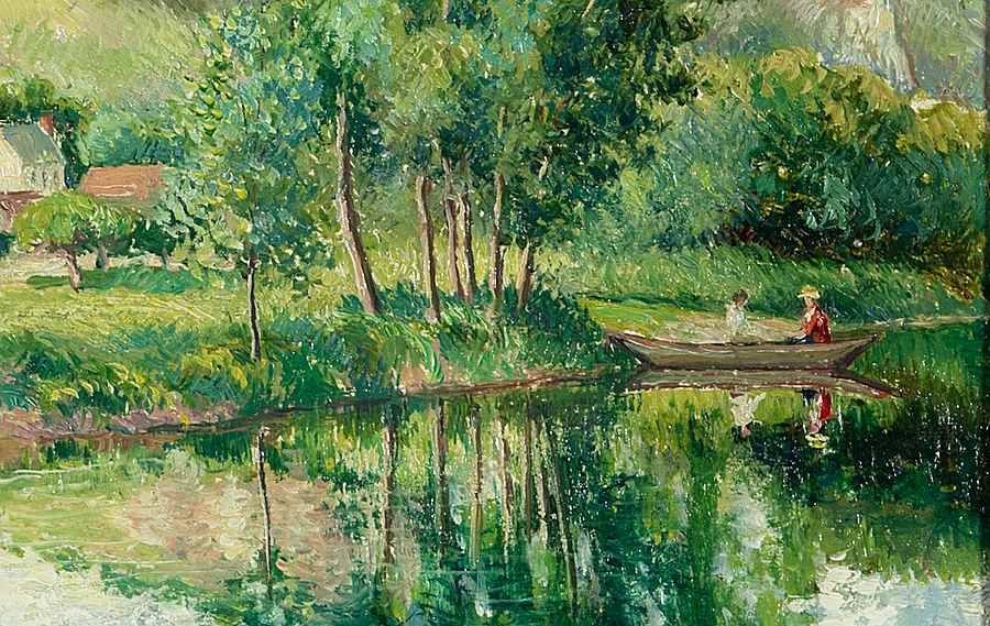 Les peupliers - Georges Manzana Pissarro (1871 - 1961)
