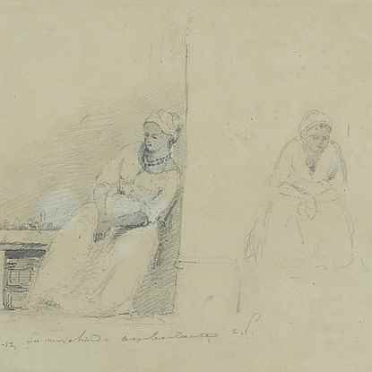 La Marchande Ambulante - Camille Pissarro (1830 - 1903)