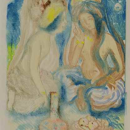 Les Femmes Turques (Repos sur l'Herbe) - Georges Manzana Pissarro (1871 - 1961)