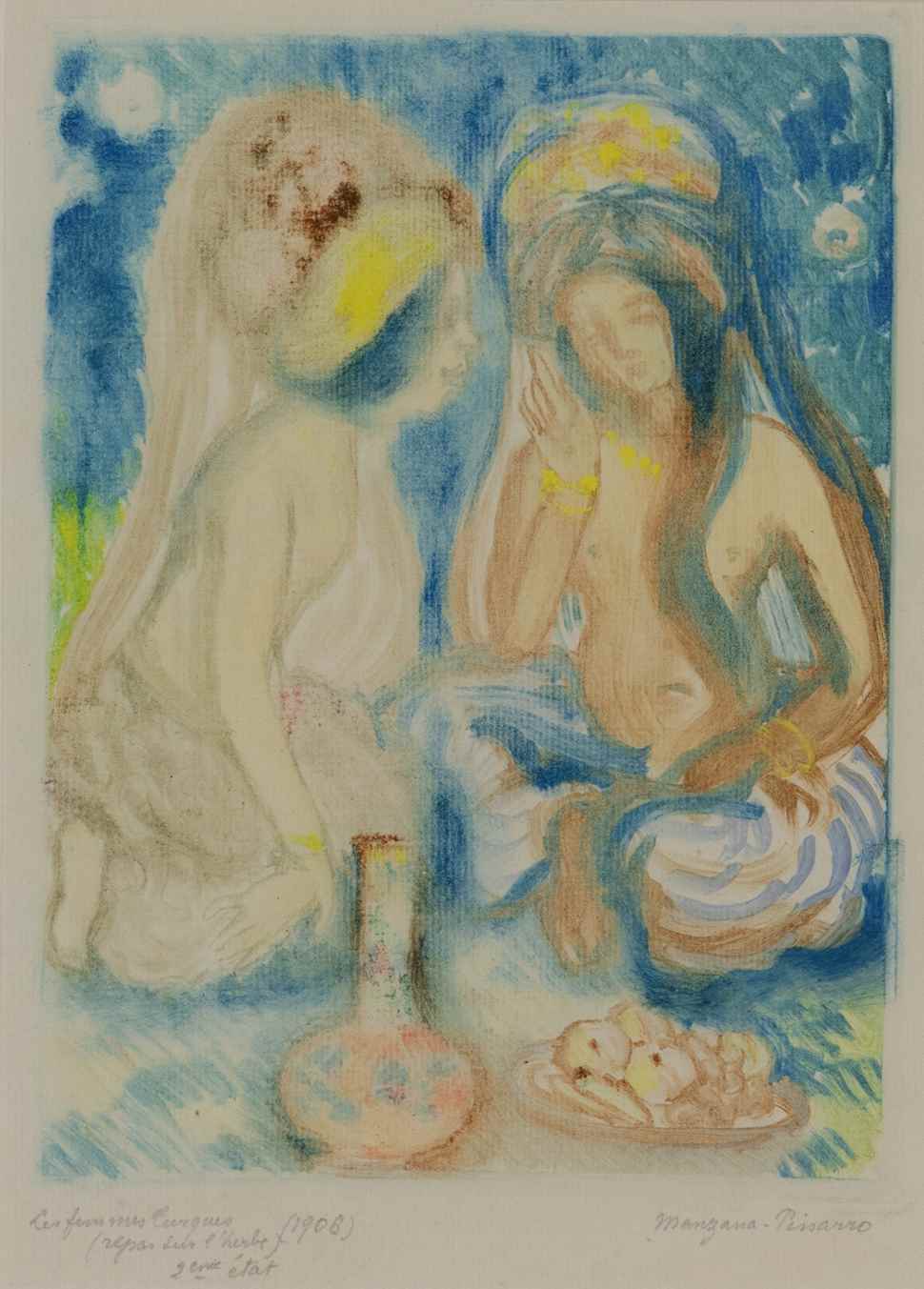 Les Femmes Turques (Repos sur l'Herbe) - Georges Manzana Pissarro (1871 - 1961)