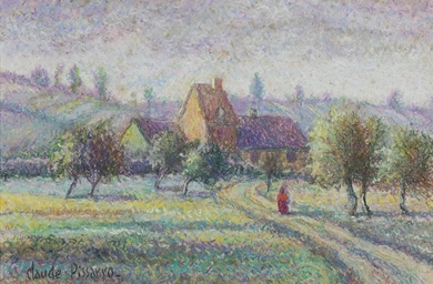 H. Claude Pissarro - Madame Chennevière au Manoir-Guilleme