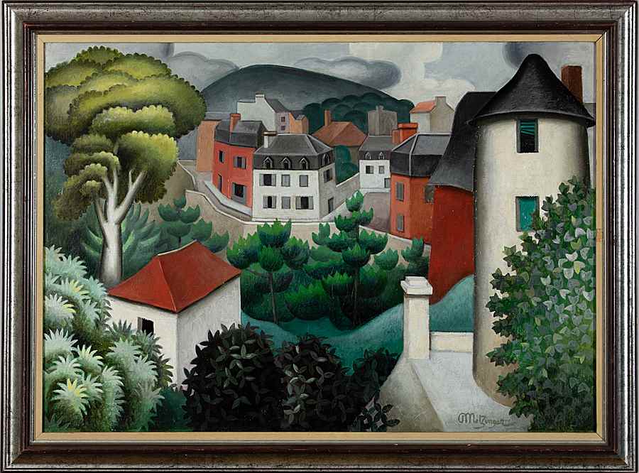 Paysage de banlieue boisée - Jean Metzinger (1883 - 1956)