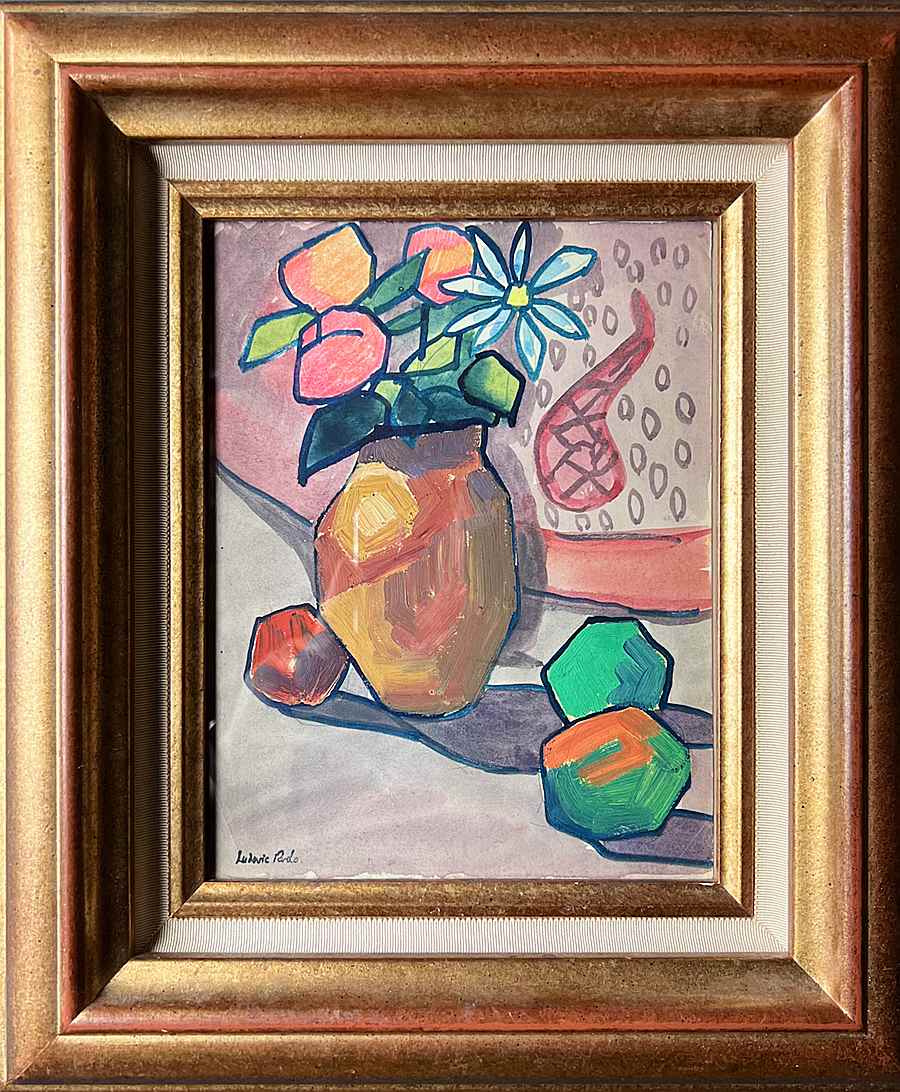 Still Life with Flowers and Fruit - Ludovic-Rodo Pissarro (1878 - 1952)