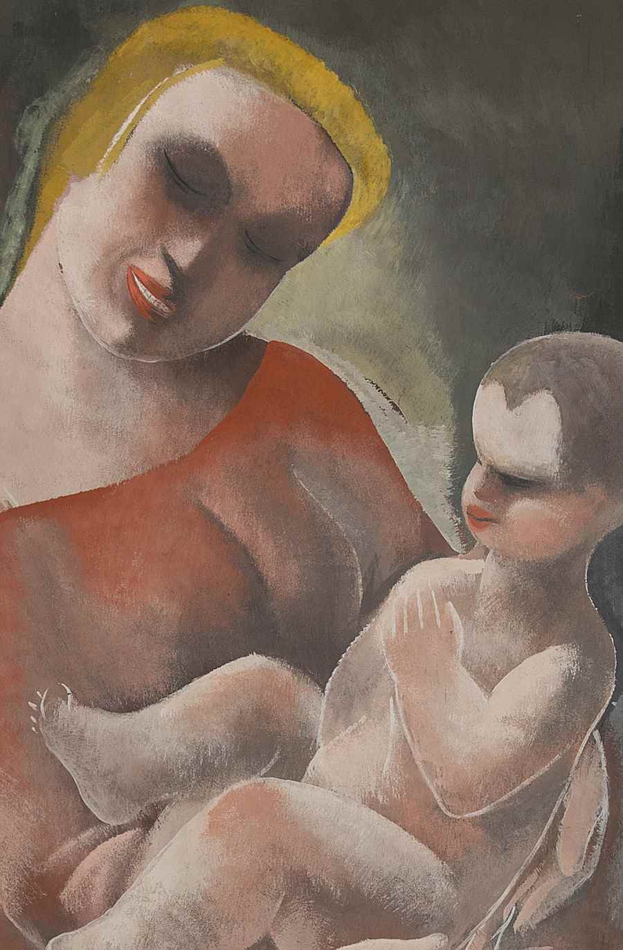 Mother and Child - Béla Kádár (1877 - 1956)
